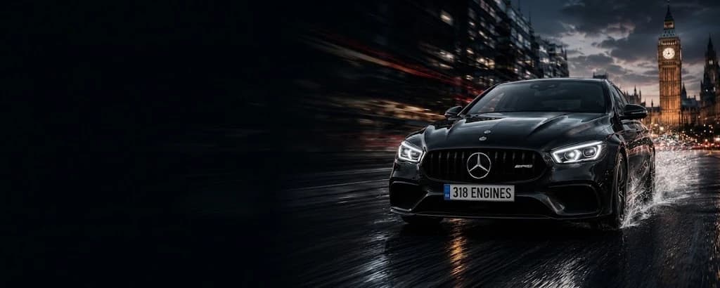 Land Rover-AMG driving through London at night