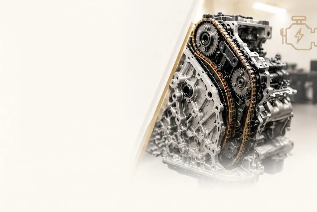 Land Rover OM651 timing chain assembly