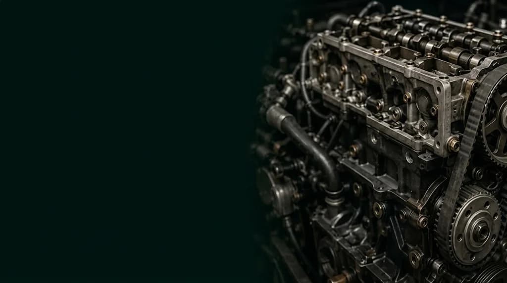 Land Rover engine timing chain mechanism